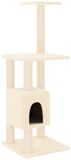 vidaXL Kattenkrabpaal - 104 cm - Crème
