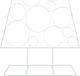 vidaXL Arbre de Noël en métal avec support rond KUOPIO 180 cm Acier Blanc