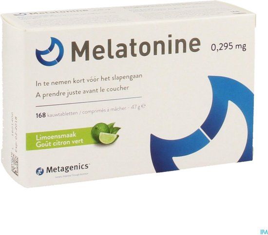 Metagenics Melatonine 0,295mg 168 Kauwtabletten