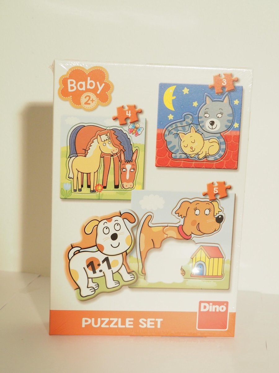 Dino Toys Dino Toys 325128 Dieren 3-5 Baby Puzzel instellen