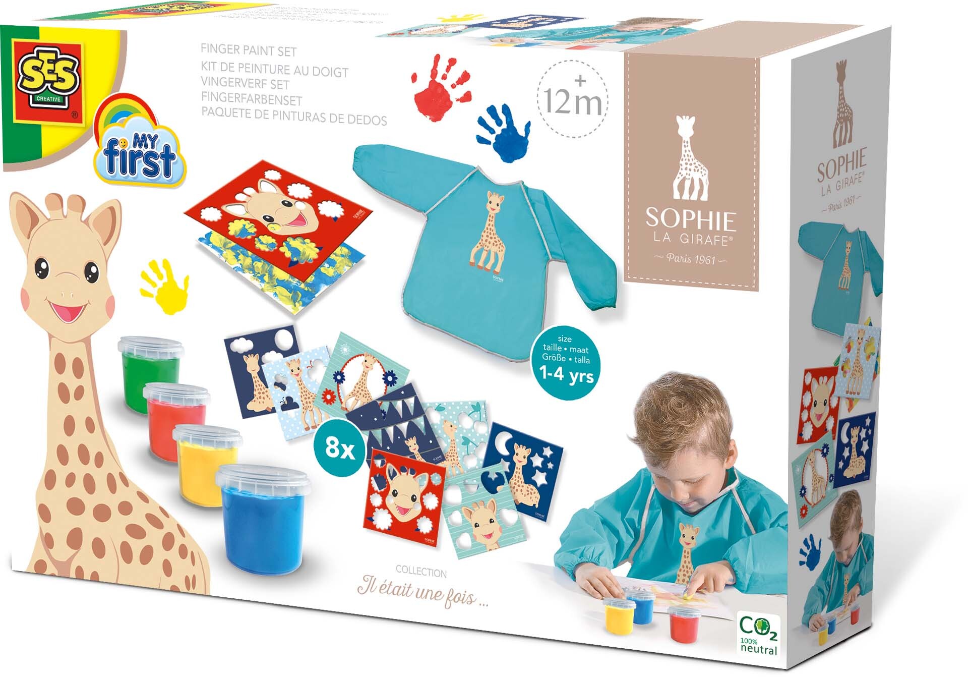 SES Creative My First Sophie la girafe - Vingerverfset