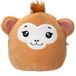 Depesche 13854 Ylvi Swoppies - Knuffelaapje in bruin, met oplichtend effect en ronde oren, ca. 20 cm hoog pluche knuffel