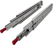 SOTECH 1 Paire (2) Glissières de tiroir entièrement extensibles KV1-250-H76-L1016-LC Longueur 1016 mm Capacité de charge 250 kg galvanisé