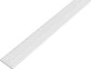 Alberts 488802 platte buis | zelfklevend | aluminium, rvs-look, licht | 1000 x 25 x 2 mm