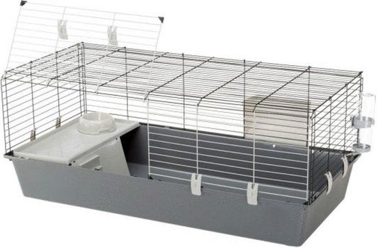 Ferplast Konijnenkooi 120 - Assorti - Knaagdierkooi - 118 x 58,5 x 51 cm