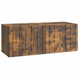 vidaXL Wandmontage TV-kast 78,5 x 31 x 30 cm Gerookt eiken