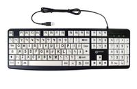 Geemarc Telecom Clavier USB universel QWERTY - Noir/Blanc