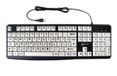 Geemarc Telecom Clavier USB universel QWERTY - Noir/Blanc
