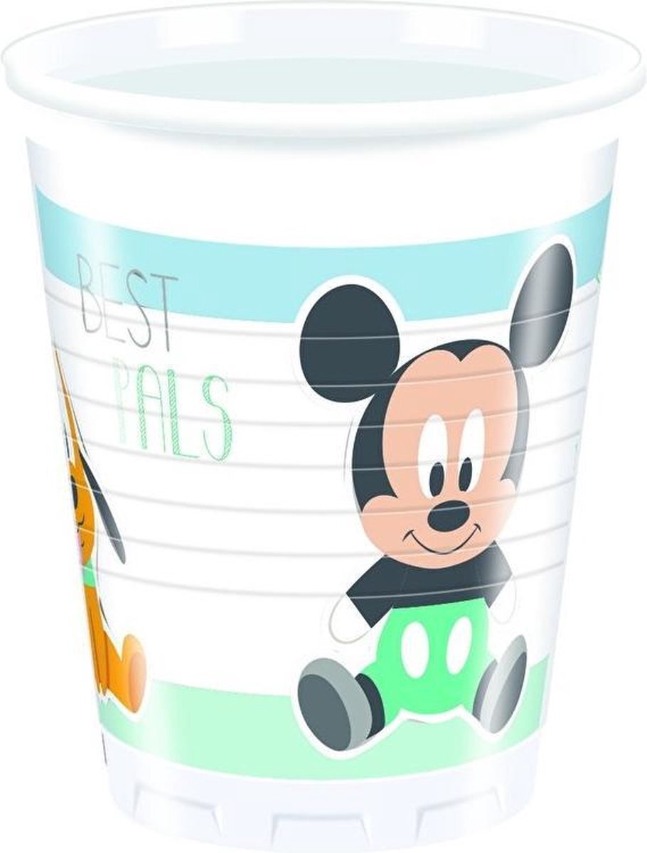 Disney - Mickey & Donald beker, lichtblauw, wit, 85589