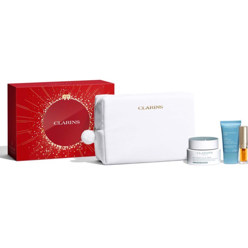 Clarins Cryo-Flash Cream Mask 75ml Set 3 Pieces