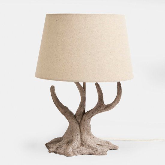LOBERON Tafellamp Kestrell crème
