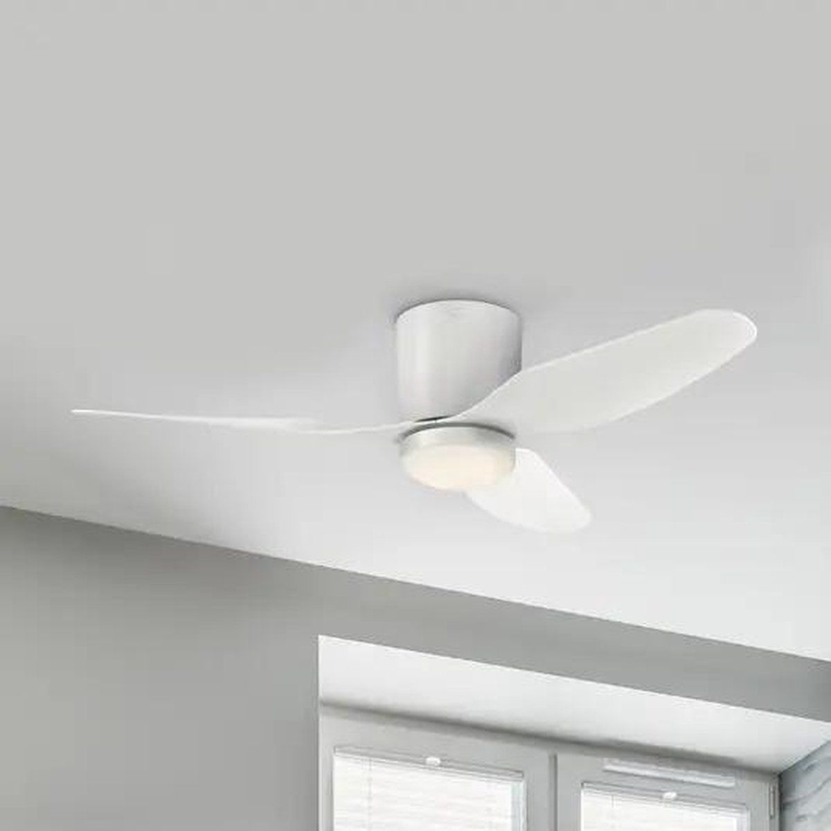 Westinghouse Lighting Plafondventilator, 117 cm, met verlichting en afstandsbediening, wit