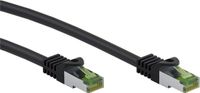 Merkloos Goobay CAT 8.1 S/FTP LSZH 3M Zwart