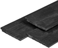 Merkloos Tuindeco Zweeds rabat Midden-Europees vuren zwart 1,1/2,2x19x360 cm