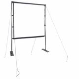 vidaXL Projectiescherm met statieven 89 inch 1:1