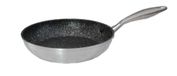 Bastilipo Pro 28 Poêle, Aluminium, Gris, 28 cm Multifunctionele pan Rond
