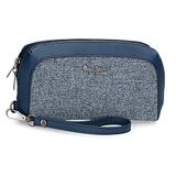 Pepe Jeans Dames Maddie Portemonnee HANDBA Bi-Fold, Blauw, Eén maat, Handtas