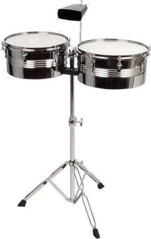 XDrum Timbales Set 13" en 14" incl. Cowbell