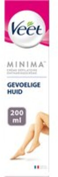 Veet Minima Ontharingscrème - Gevoelige Huid - 200 ml