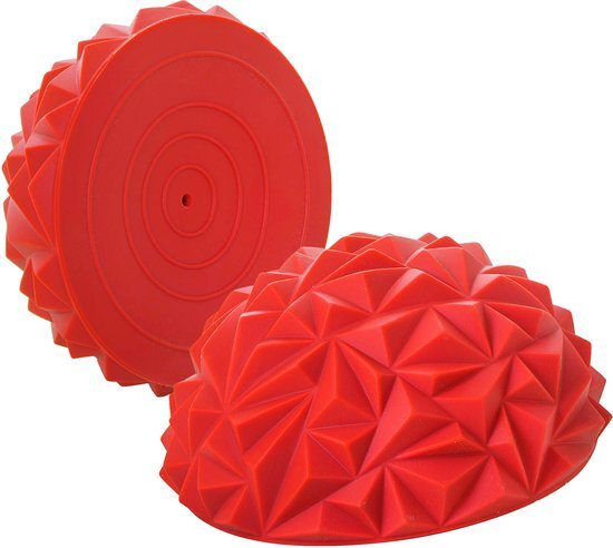 springos Massage bal | Triggerpoint bal | Fitnessmaterialen | Rood | 16 CM