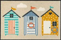wash+dry Deurmat, strandhoed, 50 x 75 cm, voor binnen en buiten, wasbaar, meerkleurig