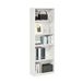 Furinno Gehry Boekenkast met 5 niveaus, boekenplank met verstelbare planken, wit