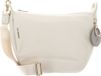 MANDARINA DUCK Leren Schoudertas Mellow Leather Crossover Almond Crème