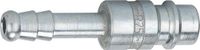 Riegler Instopnippel NW 7,2 - NW 7,8 staal gehard / verzinkt nippel LW 9 0-35 bar