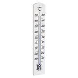 TFA Dostmann TFA Binnen Thermometer - analoog - berkenhout - wit - 18 x 3 cm