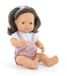 MINILAND Pop - Europees Meisje Bruinharig 38Cm - Incl. Vriendschapsarmband + Stickers - 10 Maanden