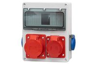 Bemis Wandverdeler R-240 16A 5p, 32A 5p, 2x230V IP44