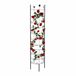 Relaxdays Plantenklimrek Metaal, 180 cm Hoog, Zwart