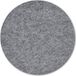 Zeller Ronde eettafel placemats - 8x - grijs - Dia 38cm - Vilt/polyester - Hittebestendig