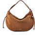 Coccinelle Leren schoudertas Thess Handbag Suede Le. / Grained Le. Cognac / Cognac Lichtbruin