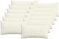 vidaXL Kussensloop 12 stuks Crèmekleurig 40 x 80 cm