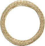 Vaessen Creative Aluminium Draad - Diamond cut - 2mm - 30m - Licht goud