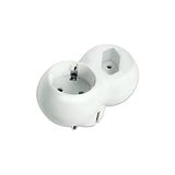 WatioWave 4,8 mm dubbele stekkeradapter