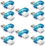 Philips USB-stick - 16GB - Vivid edition - 10 stuks