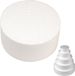 Rayher hobby materialen Piepschuim schijf vormen - 3x - 25 cm breed en 7 cm dik - hobby knutselen figuren - wit