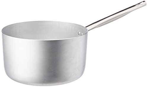 Pentole Agnelli ALMA10526 Professionele aluminium pannen 3 mm, hoge ovenschaal met handgreep, 8 l