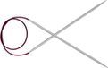 KnitPro Basix rondbreinaalden aluminium 150cm 3.50mm