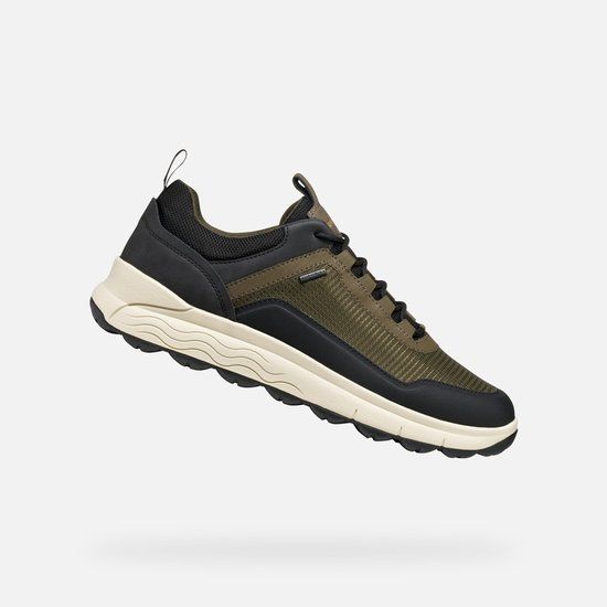 GEOX SPHERICA 4X4 ABX HEREN Sneakers - MILITAIR GROEN - Maat 40