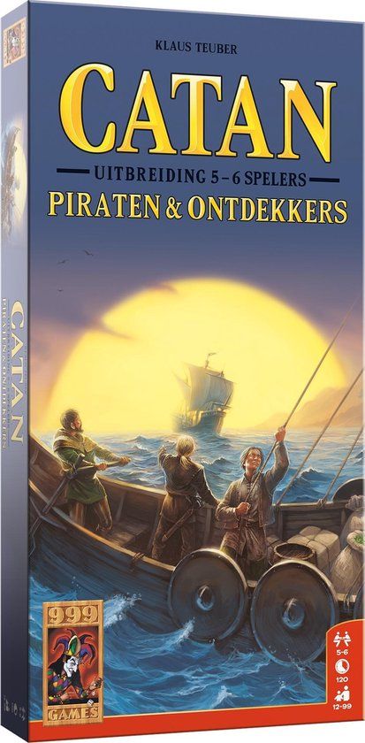 999 Games Catan: Uitbreiding Piraten & Ontdekkers 5/6 spelers - Bordspel