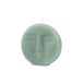 Kaars Arty Kaars in gezichtsvorm, 9 x 2,5 x H9 cm, Celadon