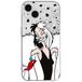 ERT GROUP mobiel telefoonhoesje voor Apple Iphone 14 PLUS origineel en officieel erkend Disney patroon Cruella 004 optimaal, met glitter overloopeffect