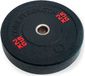 Olive Hi Temp Olympische Bumper Plate 25kg Zwart