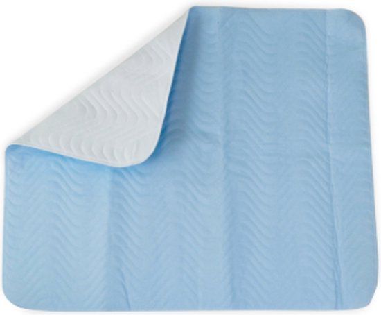 Wasbare bed onderlegger - 75 x 90 cm - Polyester