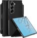 Dux Ducis - Étui pour téléphone adapté pour Samsung Galaxy Z Fold 7 - Avec support pour crayon - Série Bril - Noir