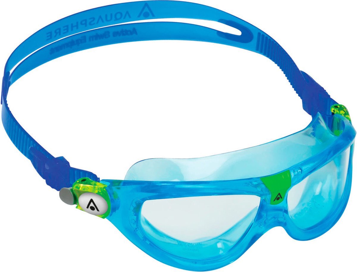 Aquasphere Aquasphere Seal Kid 2 - Zwembril - Kinderen - Clear Lens - Turquoise/Blauw