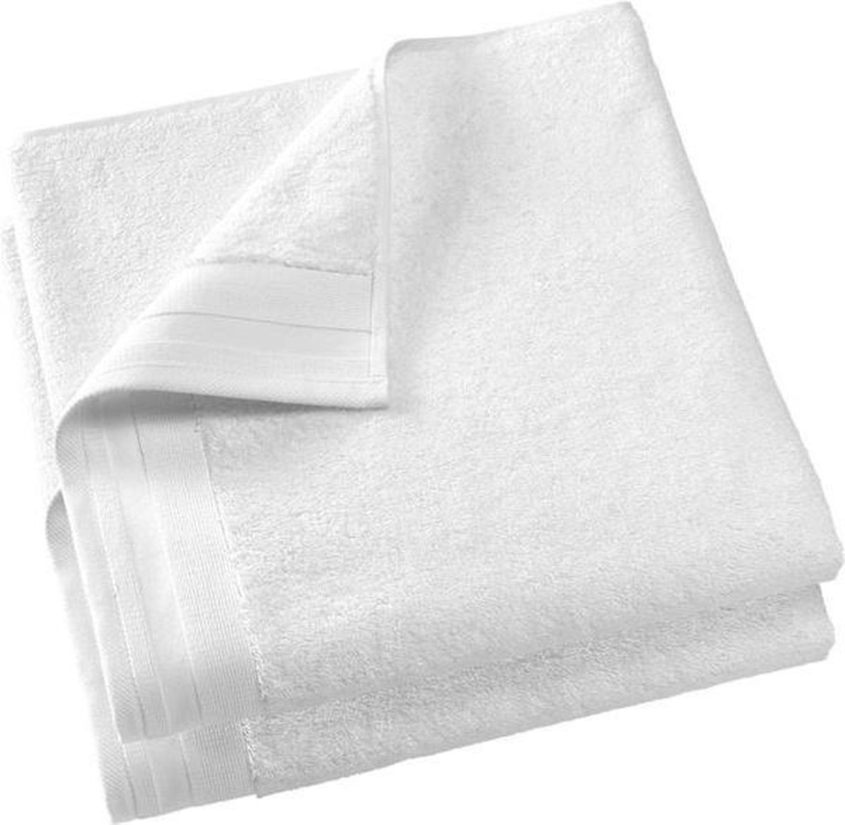 De Witte Lietaer Contessa Douchelaken - 70x140 cm - Set van 2 - White